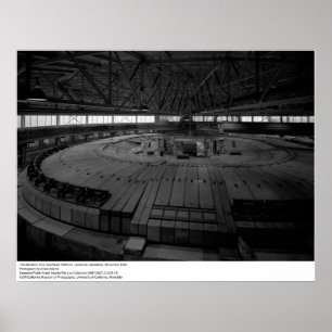 Bevatron von der Südostplattform, 1966 Poster