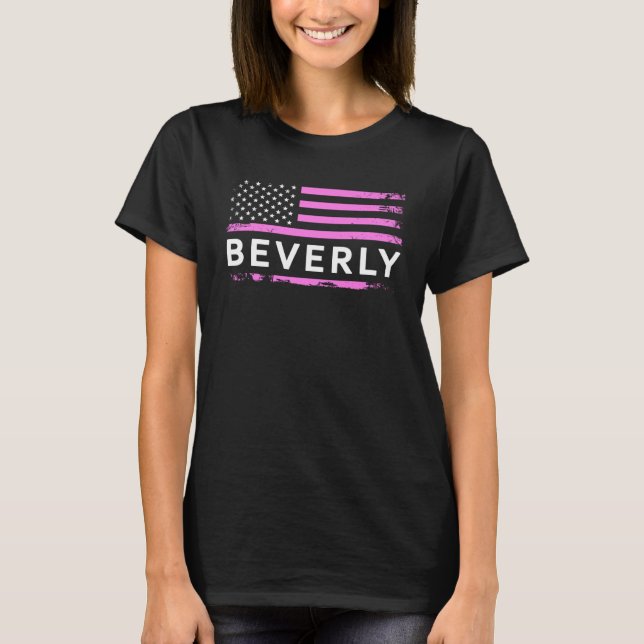 BEVERLY AMERICAN FLAG FOR BEVERLY T-Shirt (Vorderseite)