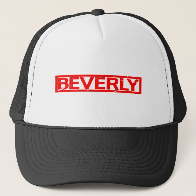 Beverly Briefmarke Truckerkappe (Vorderseite)