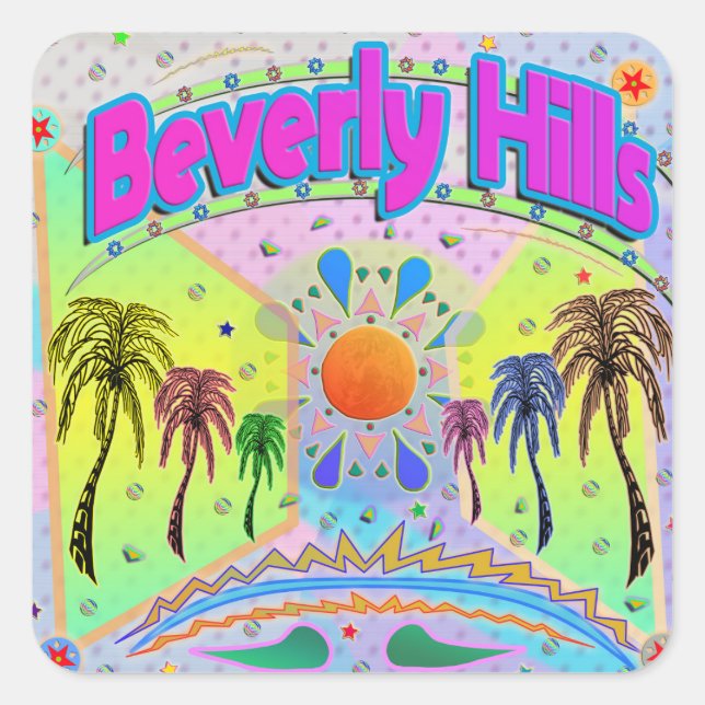 Beverly Hills Calm Desire Sticker (Vorderseite)