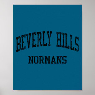 Beverly Hills High School HS Beverly Hills CA Poster