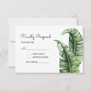 Beverly Hills Hotel Inspiré Banana Leaf Réponse