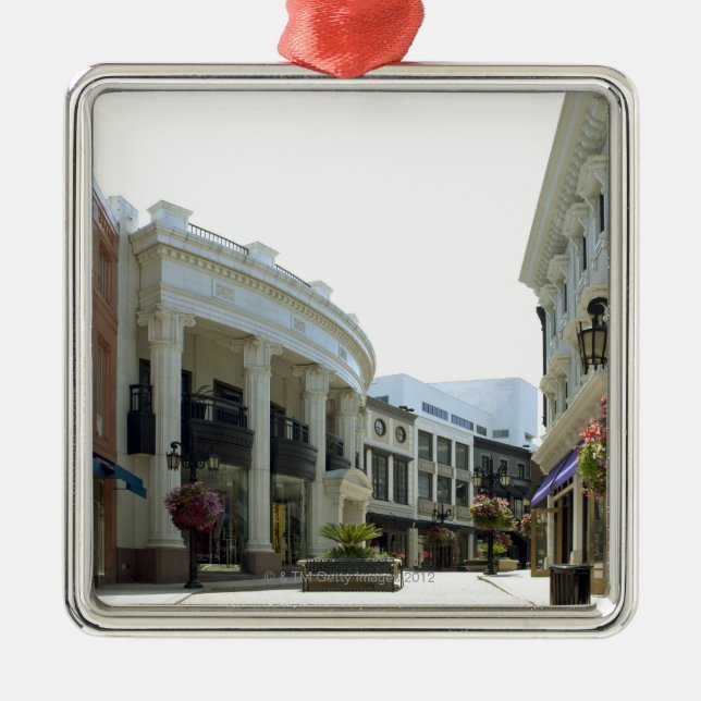 Beverly Hills, Kalifornien Silbernes Ornament (Vorne)