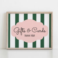 Beverly Hills Pink & Green Brautparty-Geschenk-Sch