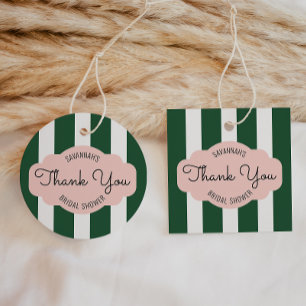 Beverly Hills Pink & Green Brautparty-Geschenkanhä Geschenkanhänger