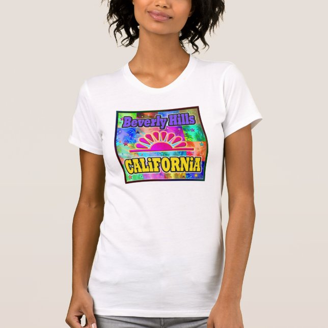 Beverly Hills Sun & Palms T - Shirt (Vorderseite)