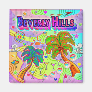 Beverly Hills Urlaub Ziel Magnet