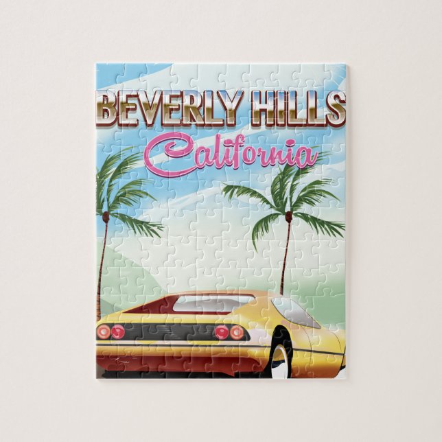 Beverly Hills Urlaubs-Plakat (Vertikal)