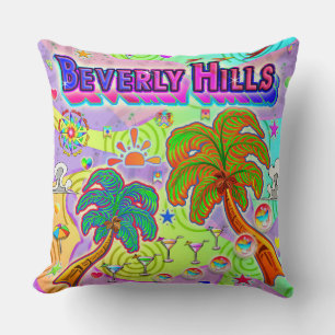 Beverly Hills Vacation Target Pillow Kissen