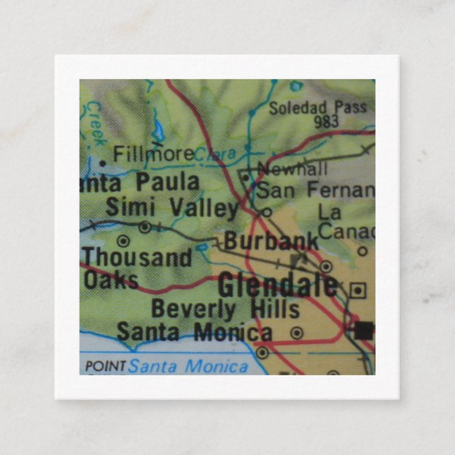 beverly hills We've Moved Nouvelle carte d'adresse (Devant)