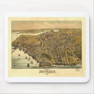 Beverly, Massachusetts im Jahre 1886 Mousepad