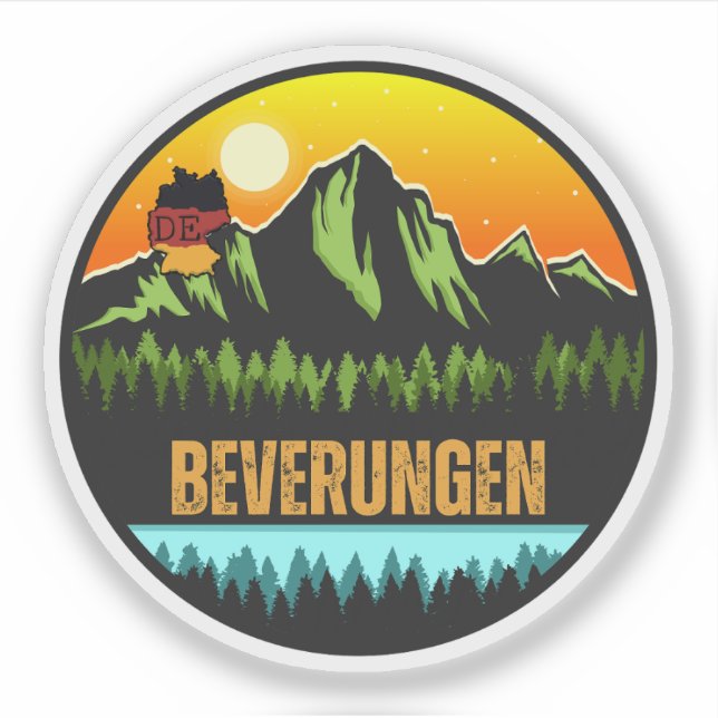Beverungen, Deutschland Aufkleber (Vorderseite)