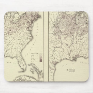 Bevölkerung Irlands und Deutschlands 1870 Mousepad