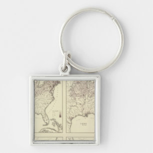 Bevölkerung Irlands und Deutschlands 1870 Schlüsselanhänger