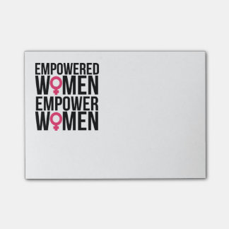 Bevollmächtigte Frauen bevollmächtigen Frauen Post-it Klebezettel