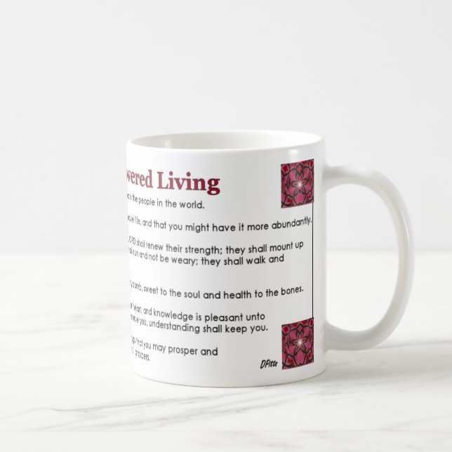 Bevollmächtigte lebende Schale Kaffeetasse (Rechts)