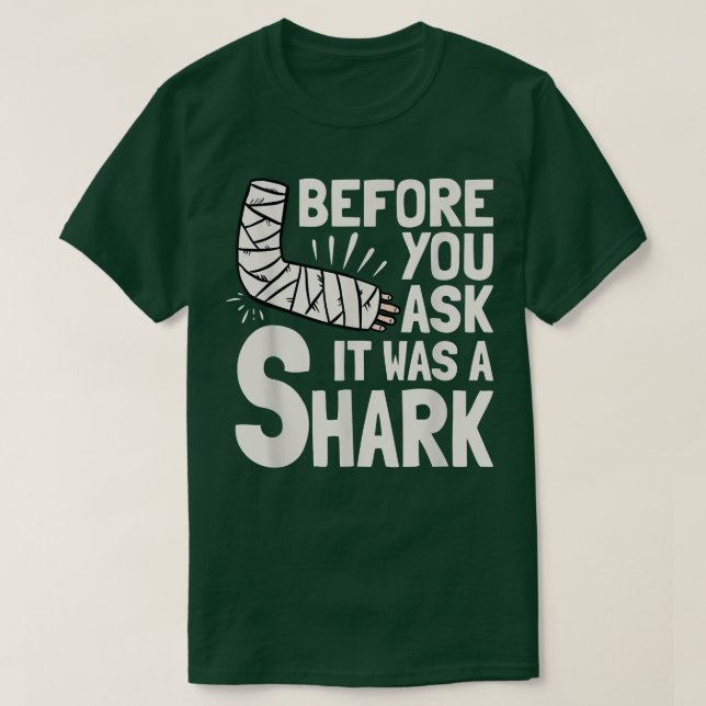 Bevor du Gefragt hast, war es eine kaputte Bruchwa T-Shirt (Design vorne)