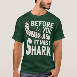 Bevor du Gefragt hast, war es eine kaputte Bruchwa T-Shirt