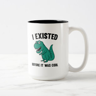 Bevor es cool war zweifarbige tasse