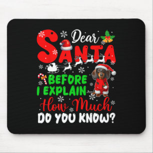 Bevor ich erkläre, wie viel Sie wissen, Weihnachte Mousepad
