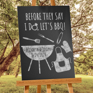 Bevor ich GRILLEN Brautparty Verlobung Willkommen Poster