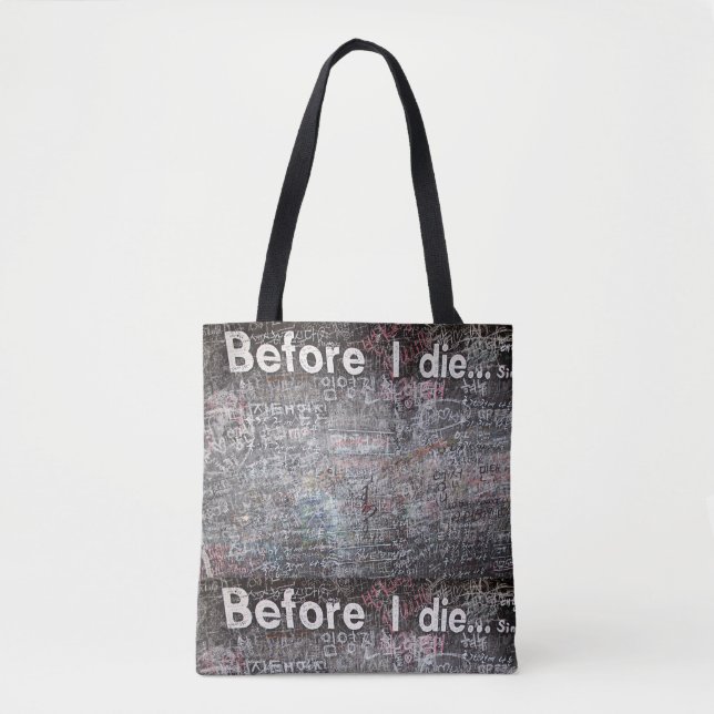 Bevor ich Tasche die (Vorderseite)