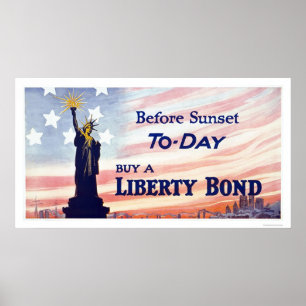 Bevor Sonnenuntergang-Kauf eine Freiheits-Bindung Poster