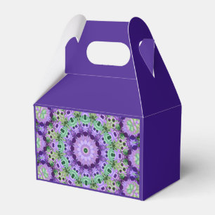 Bevorzugung Box Mandala rundes Muster kaleidoscope Geschenkschachtel