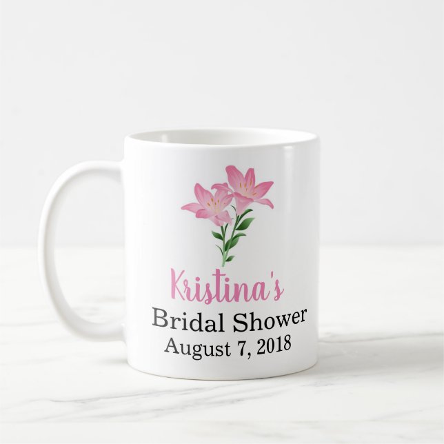 Bevorzugungs-Brautparty-Tasse Kaffeetasse (Links)