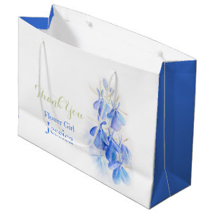 Bevorzugungs-Geschenktasche der blauen Große Geschenktüte