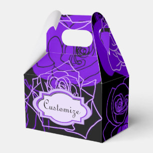 Bevorzugungs-Kasten giebel der Verzauberungs-lila Geschenkschachtel