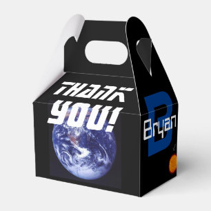 Bevorzugungs-Kasten-Planeten, Weltraum, Erde Geschenkschachtel