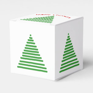 Bevorzugungs-Kasten - stilisierte Weihnachtsbäume Geschenkschachtel