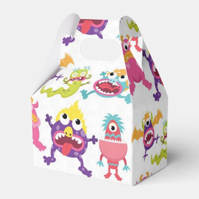 Bevorzugungsbox - Beängstigende Monster Geschenkschachtel (Vorderseite)