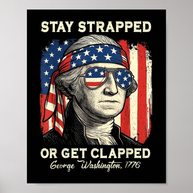 Bewaaffnet bleiben oder erschossen werden George W Poster (Vorne)