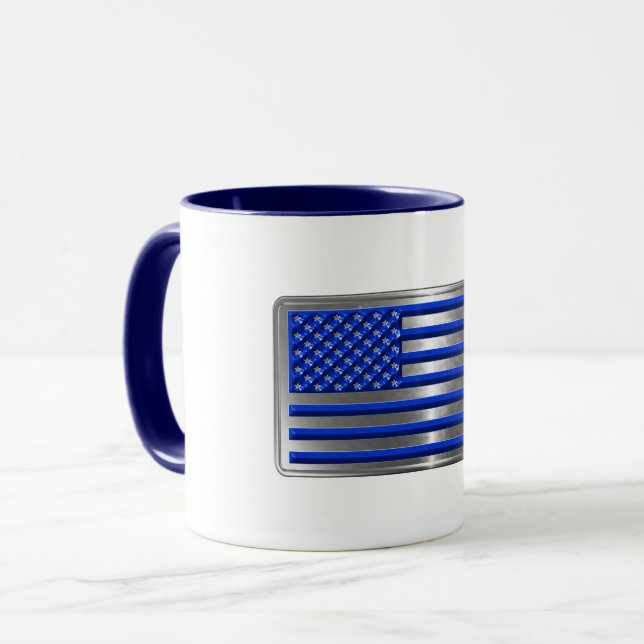 Bewaffnete Kräfte und Strafverfolgung USA Flaggent Tasse (Vorderseite Links)