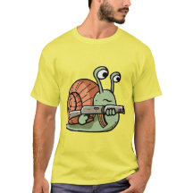 Bewaffnete Schnecke