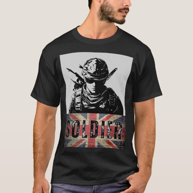 Bewaffneter T - Shirt des Vereinigten Königreichs (Vorderseite)