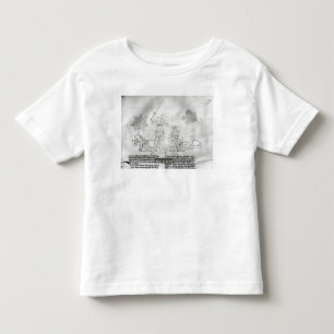 Bewaffnung eines Ritters auf einem Schlachtfeld Kleinkind T-shirt