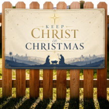 Bewahre Christus im modernen christlichen Weihnach