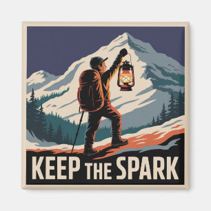 Bewahre den Funken Magnet