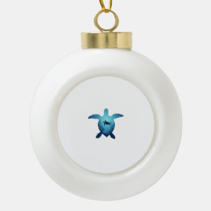 Bewahre Die Meere Plastikfrei Rette Die Meeresschi Keramik Kugel-Ornament