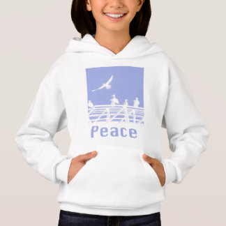Bewahre Frieden aktiv in unserer Welt Druck Hoodie