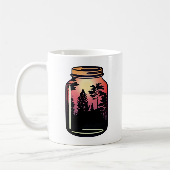 Bewahren Sie das einfachere Leben Kaffeetasse (Links)