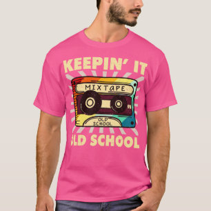 Bewahren Sie die alten lustigen Kassettenrekorder- T-Shirt