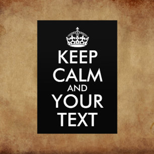 Bewahren Sie Ruhe und machen Sie weiter - Erstelle Flyer