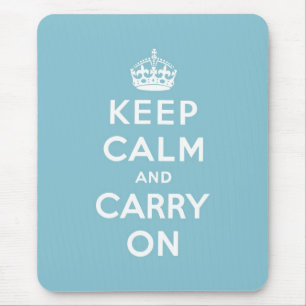 Bewahren Sie Ruhe und machen Sie weiter Original Mousepad