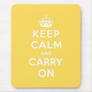 Bewahren Sie Ruhe und machen Sie weiter Original Mousepad