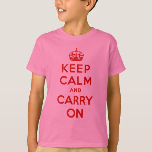 Bewahren Sie Ruhe und machen Sie weiter Original T-Shirt