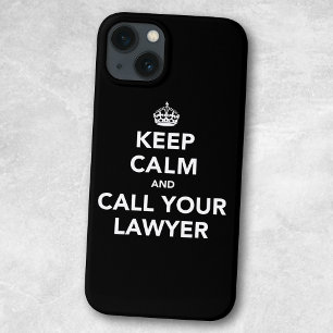 Bewahren Sie Ruhe und rufen Sie Ihren Anwalt an Case-Mate iPhone Hülle